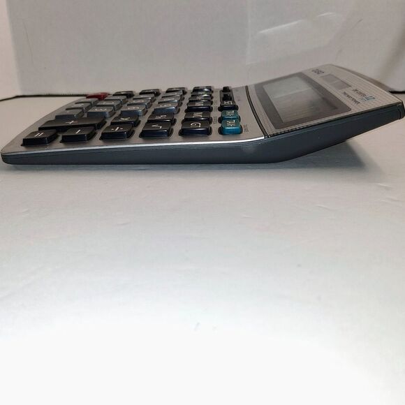Casio Solar Desk Calculator DM-1200TEV 12 Digits Large Keys - Tested & Working! - Picture 6 of 9